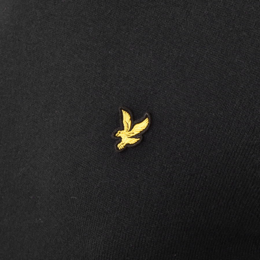Alternative Image for ProductLyle And Scott Crew Neck Merino Knit Jumper Black3